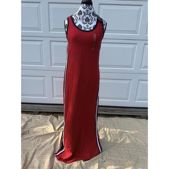 Vintage Tommy Hilfiger Top Maxi Sleeveless Dress 1990s Y2K NWT - Picture 1 of 9